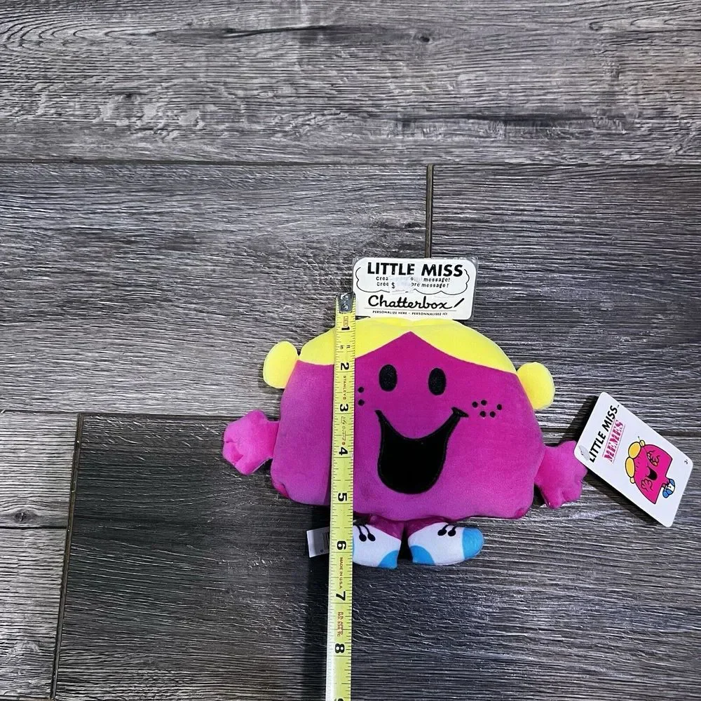 Little Miss Chatterbox The Mr. Men Show Plush Toy NEW‎ WITH TAG. VGC